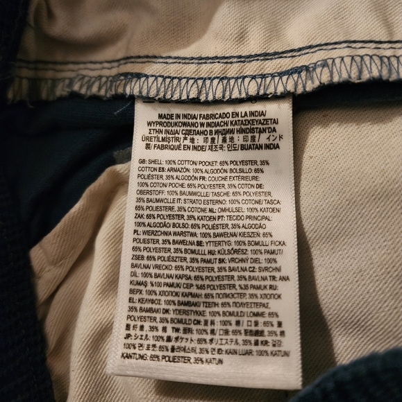 Vans Corduroy Range Check Loose Elastic Waist Shorts - NWOT - Picture 4 of 7